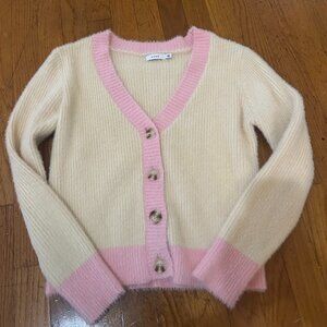 Color block cardigan